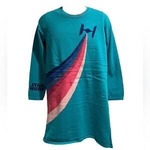 Amazon Essentials Star Wars Girls' Sweater Dresses Blue Star Wars, XX-Large